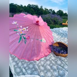 Hand painted parasol